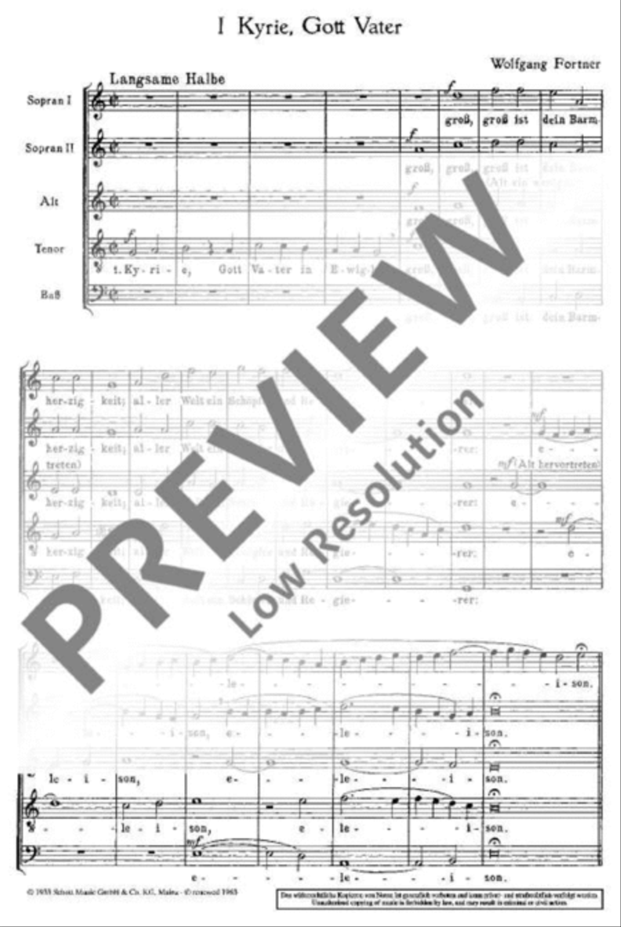 Eine deutsche Liedmesse SSATB scores gallery preview page 5