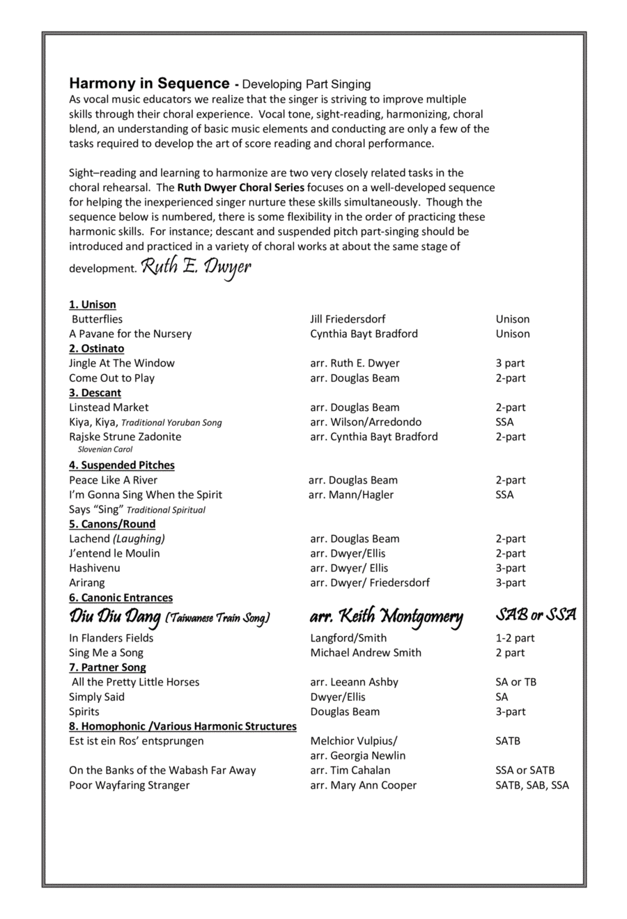 Diu Diu Dang 3-Part scores gallery preview page 1