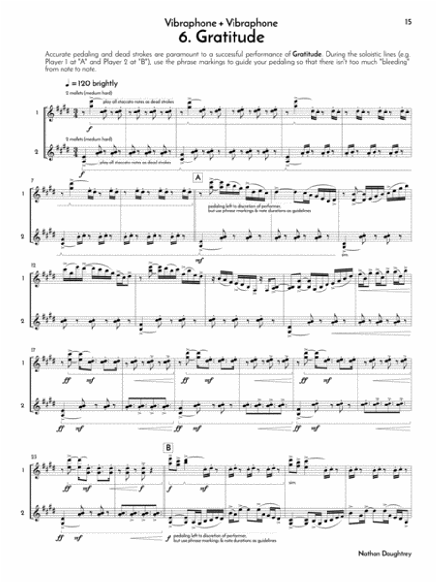 Songs of the Human Spirit Marimba scores gallery preview page 7