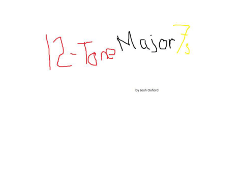 12-Tone Major Sevens Flute scores gallery preview page 1