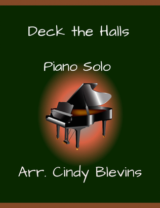Book cover for Deck the Halls, for Piano Solo