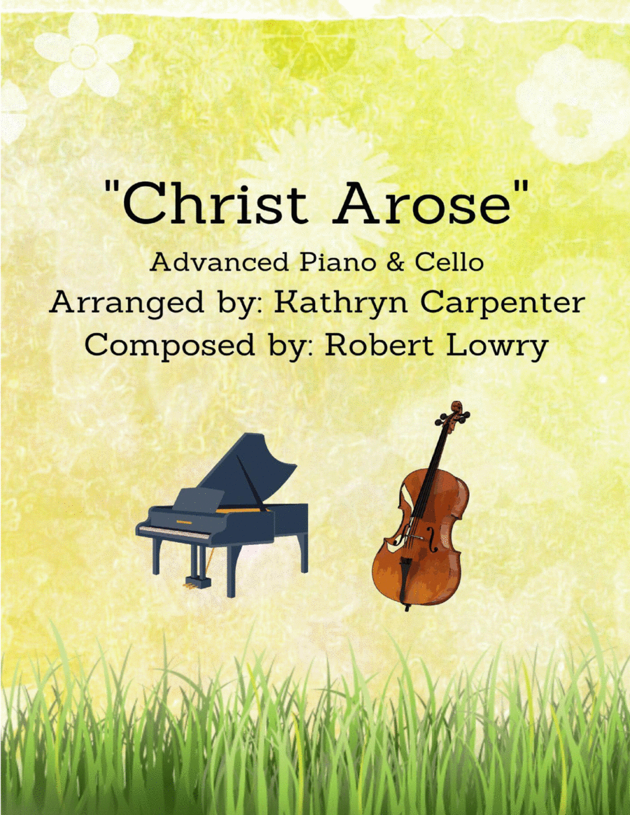 Christ Arose (Piano & Cello) Piano scores gallery preview page 1