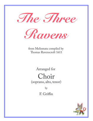 The Three Ravens for SAT choir