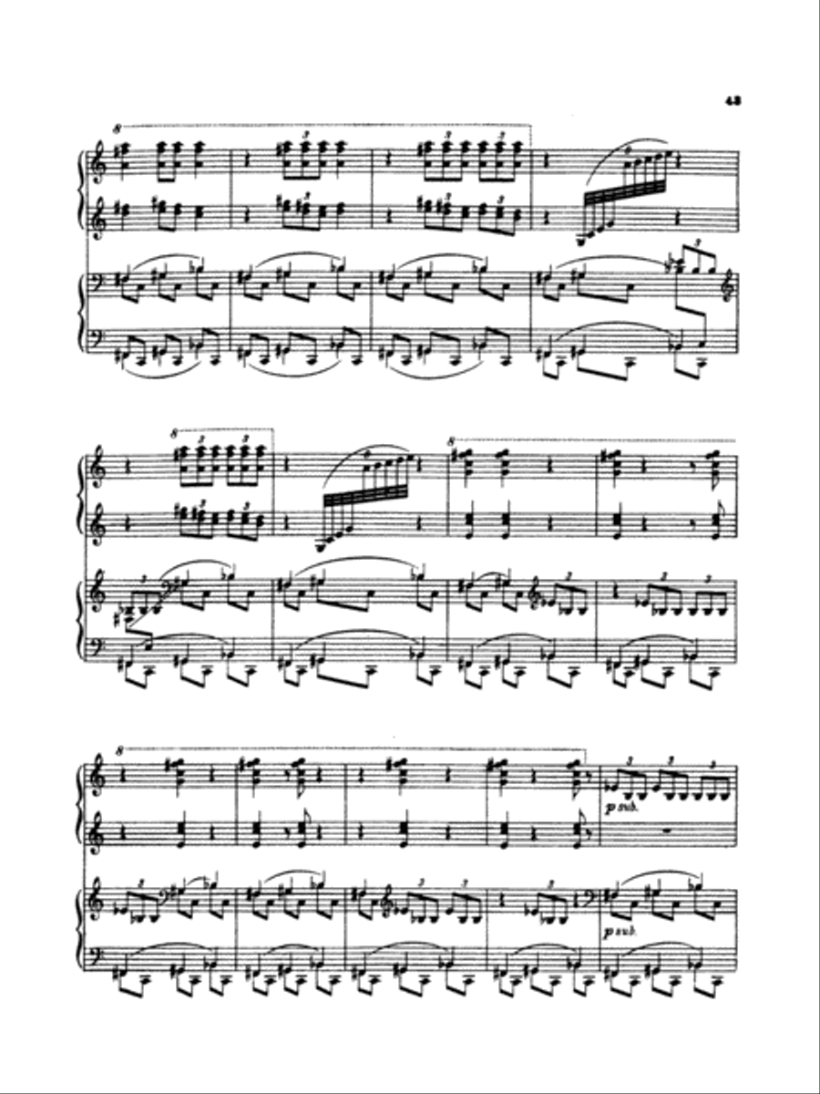 Stravinsky: Rite of Spring Piano Duet scores gallery preview page 2