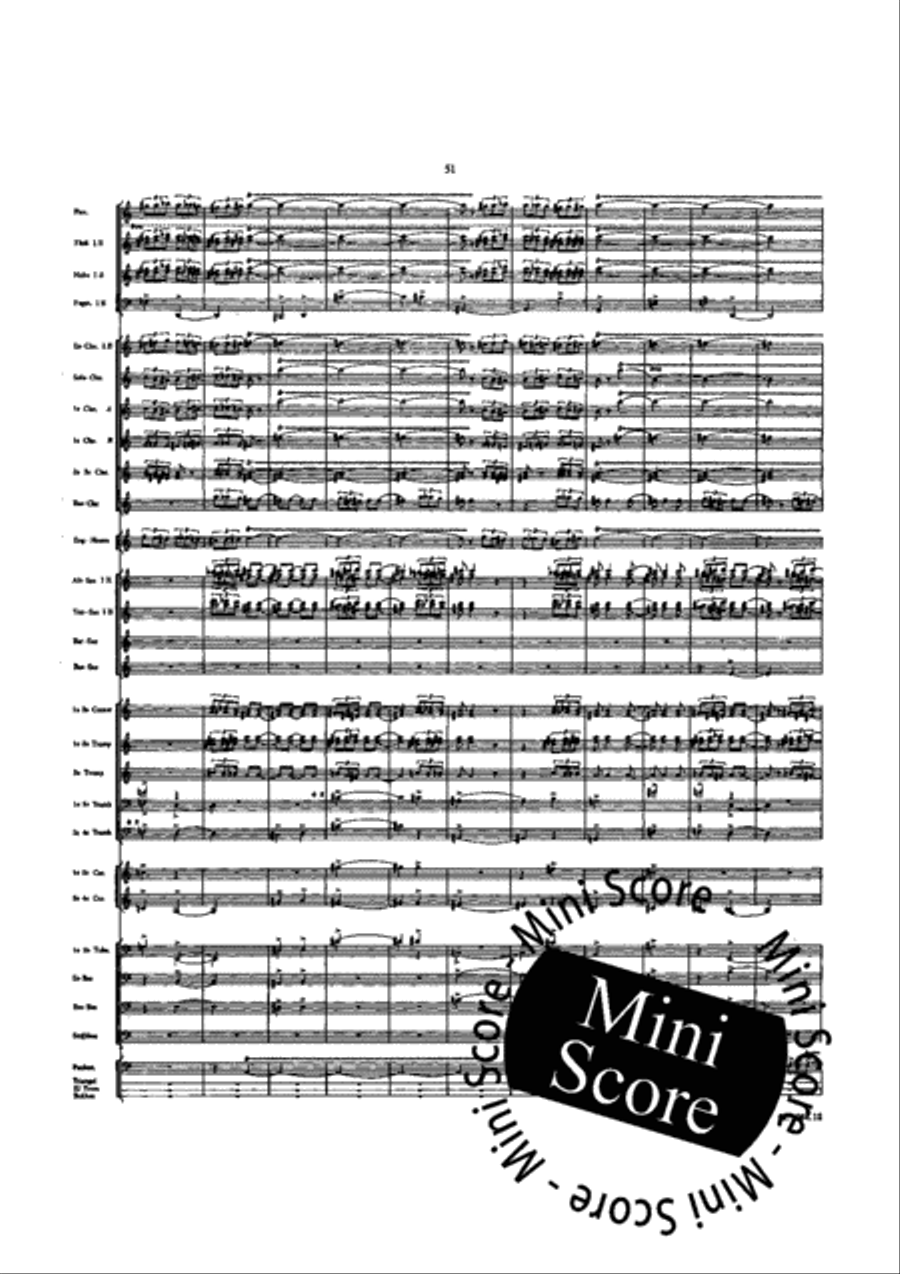 Symphonie pour Orchestre d'Harmonie Concert Band scores gallery preview page 57