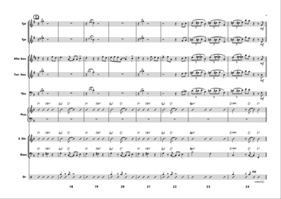 Turn It Off Small Ensemble scores gallery preview page 3