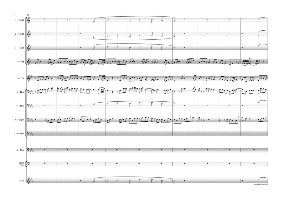 Christmas Time (Weihnachtszeit) - for Brass Choir Chamber Music scores gallery preview page 6