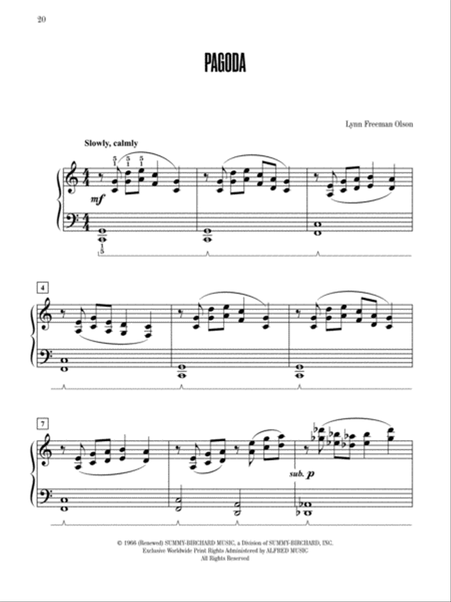 Favorite Contest Winners -- Summy-Birchard & Belwin, Book 2 Easy Piano scores gallery preview page 11