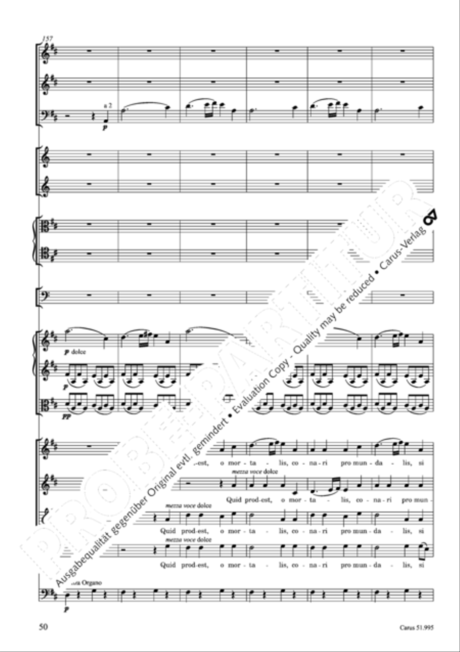 Insanae et vanae curae 4-Part scores gallery preview page 51