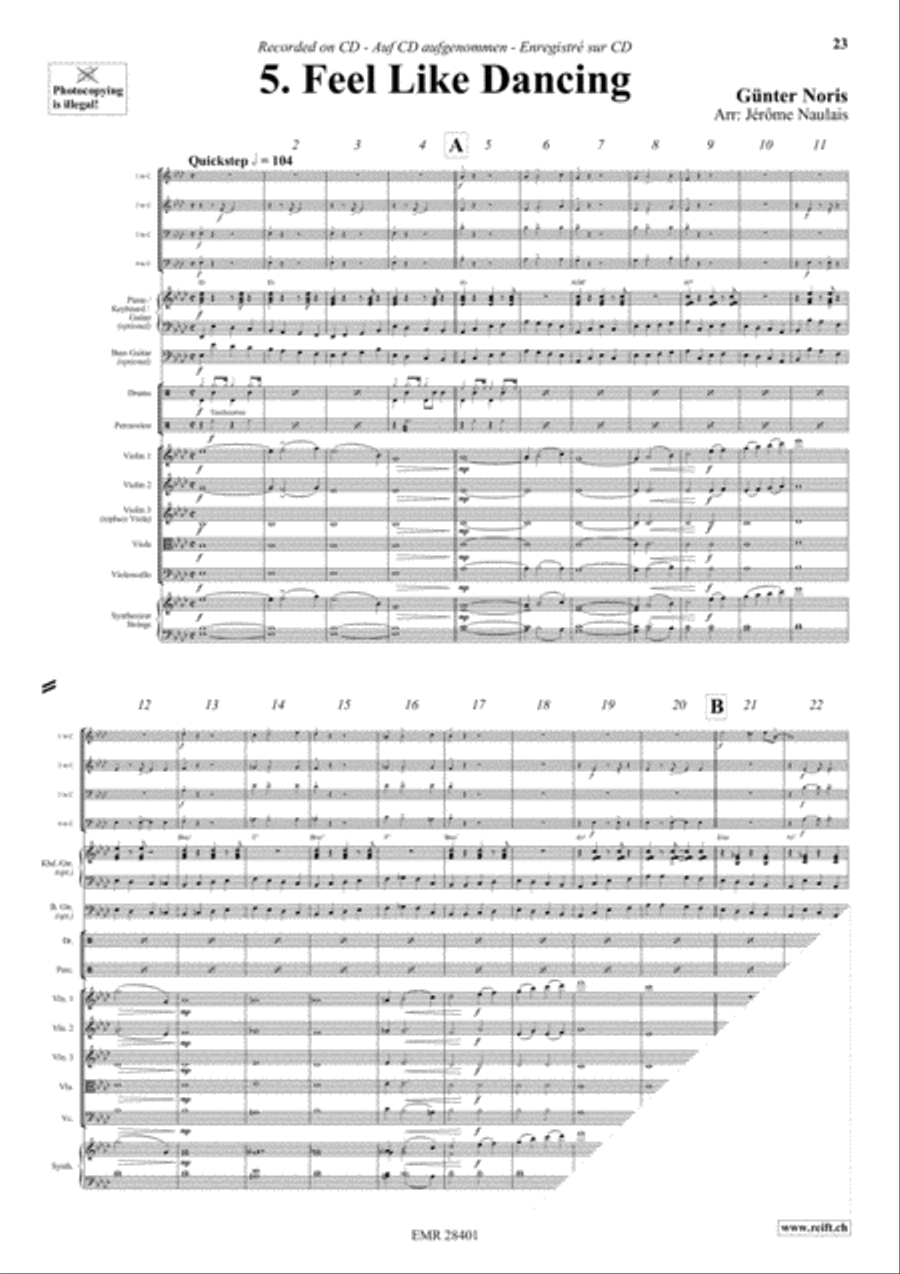 Let's Dance Volume 2 Brass Ensemble scores gallery preview page 7