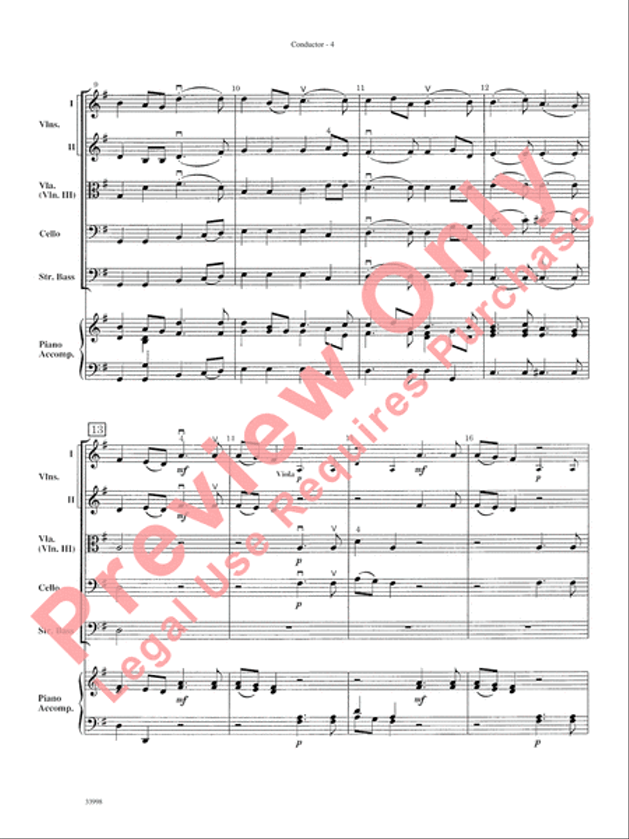 Classics for Contest String Orchestra scores gallery preview page 5