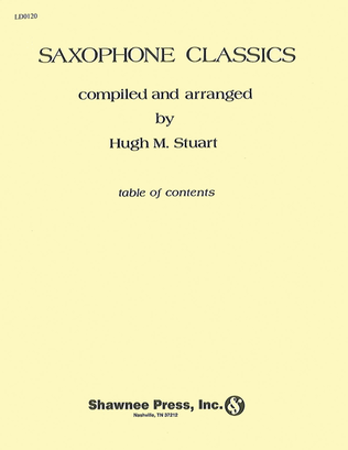 Book cover for Saxophone Classics