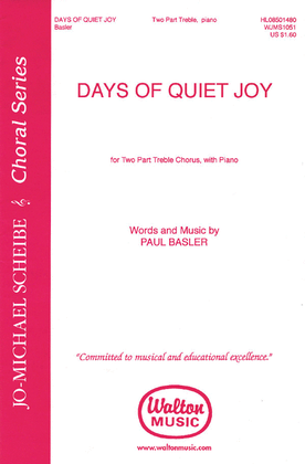 Book cover for Days of Quiet Joy