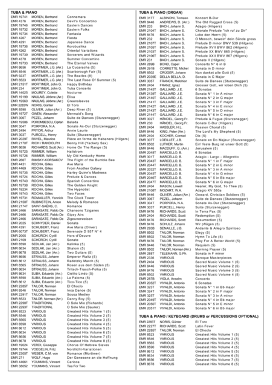 32 Etudes de Perfectionnement Tuba scores gallery preview page 15