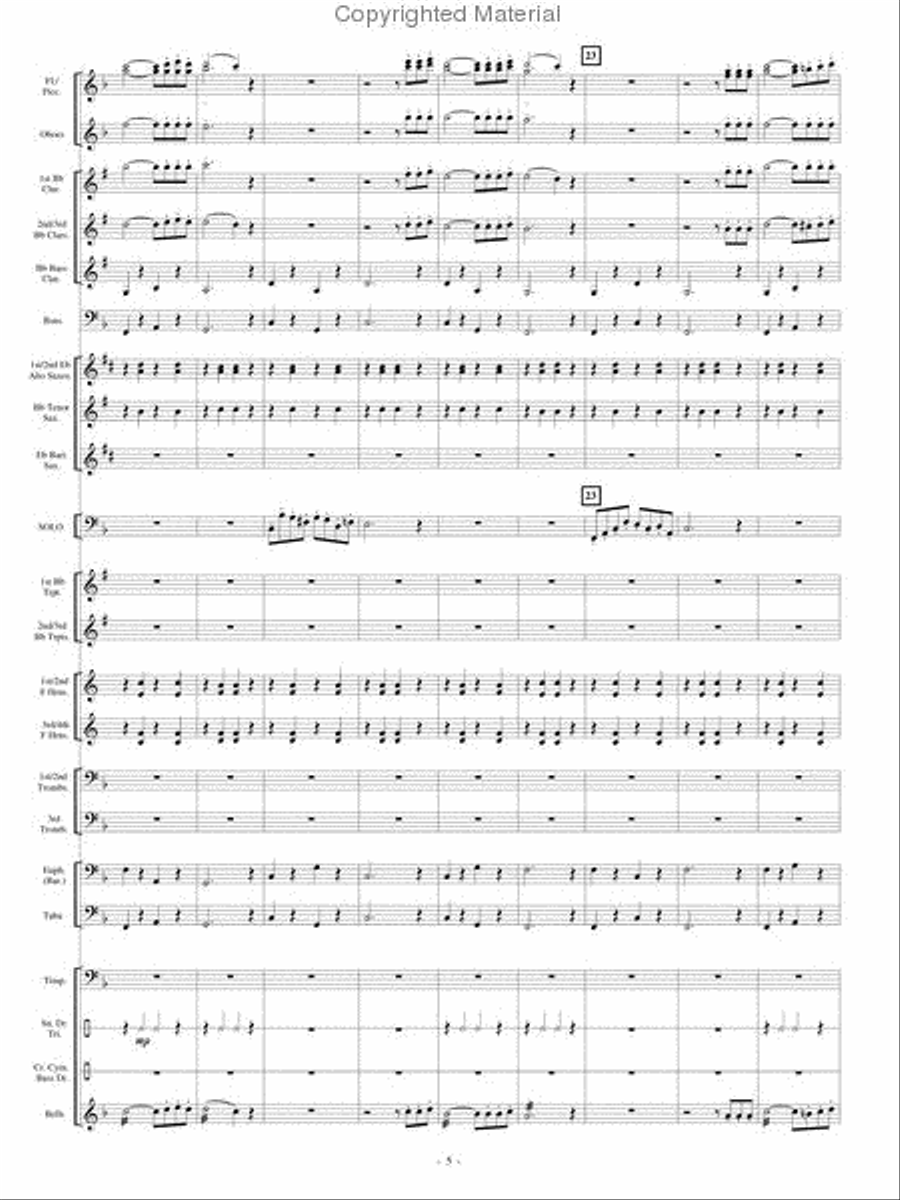 The Old Grumbly Bear Concert Band scores gallery preview page 4
