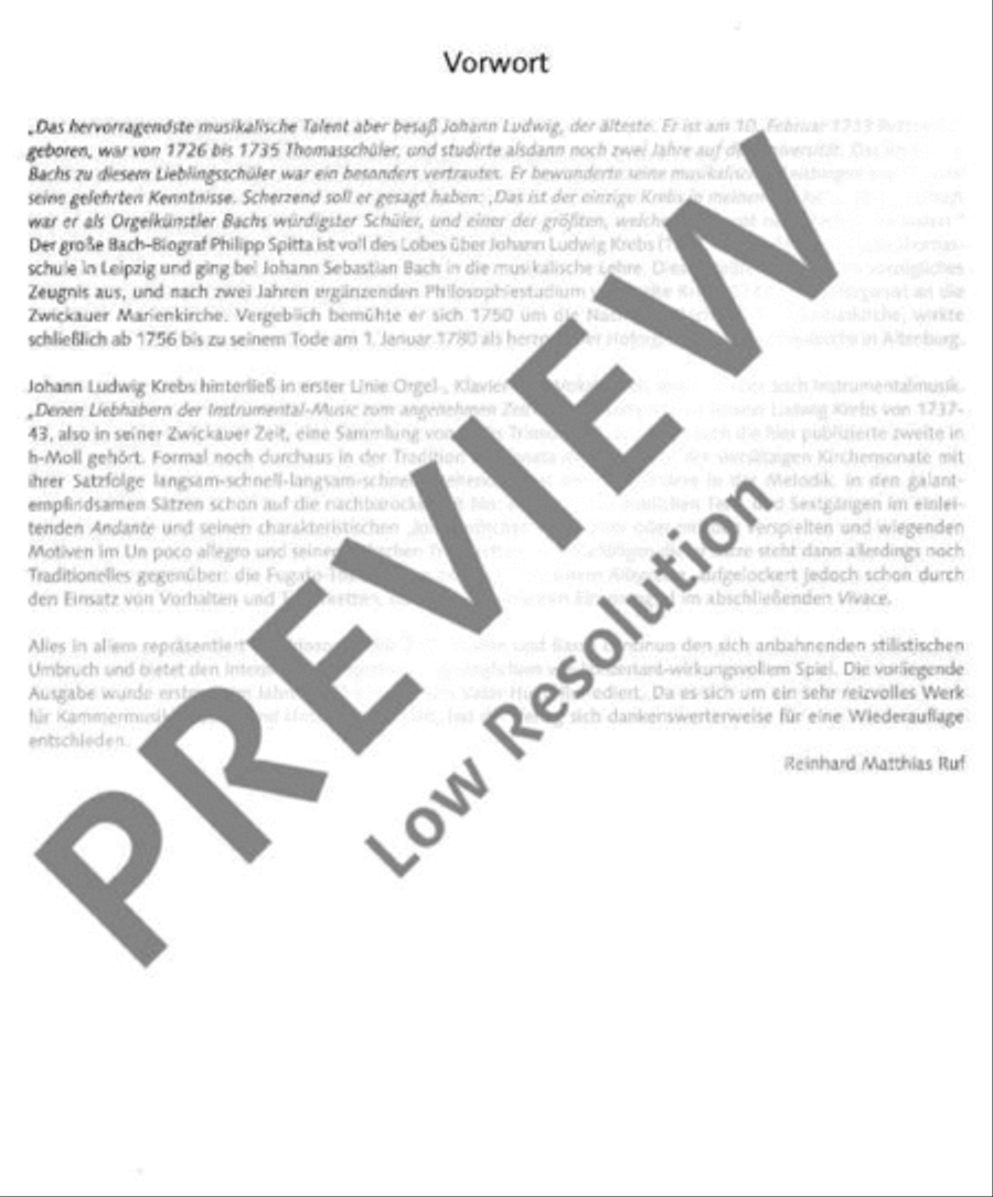 Triosonata B minor Triosonata B minor Flute scores gallery preview page 3