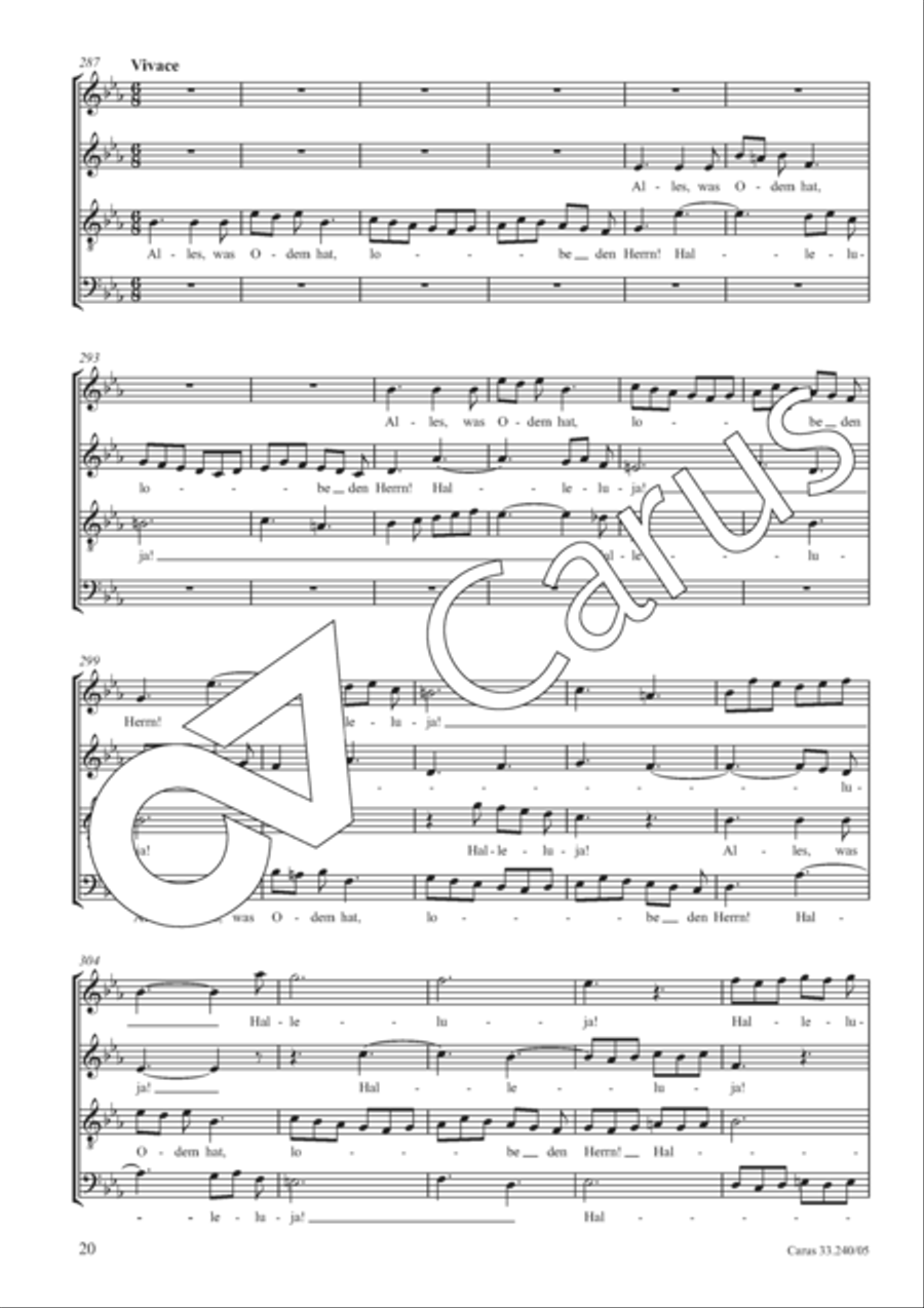 The Resurrection and Ascension of Jesus 4-Part scores gallery preview page 21