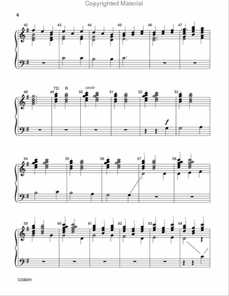 That Easter Day with Joy Was Bright Handbell Choir scores gallery preview page 4