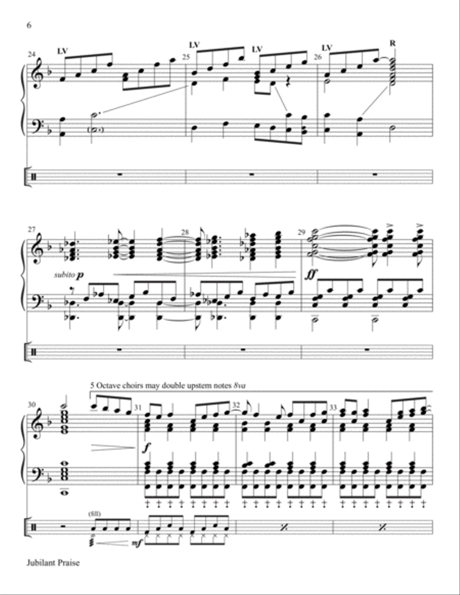 Jubilant Praise 5-Octaves scores gallery preview page 6