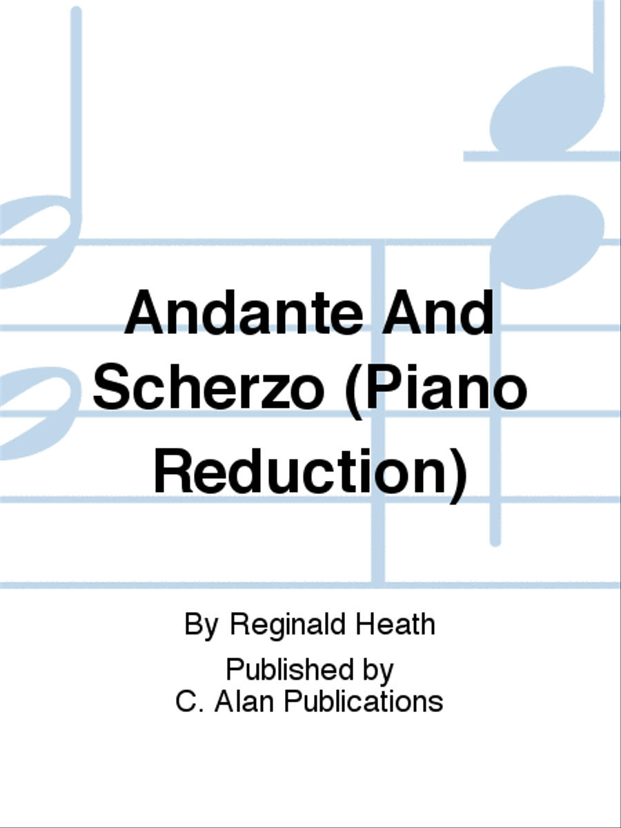 Andante And Scherzo (Piano Reduction) Euphonium scores gallery preview page 1