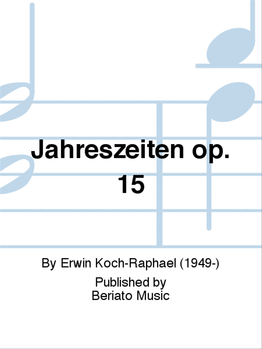 Jahreszeiten op. 15 Jahreszeiten op. 15 Bassoon scores gallery preview page 1