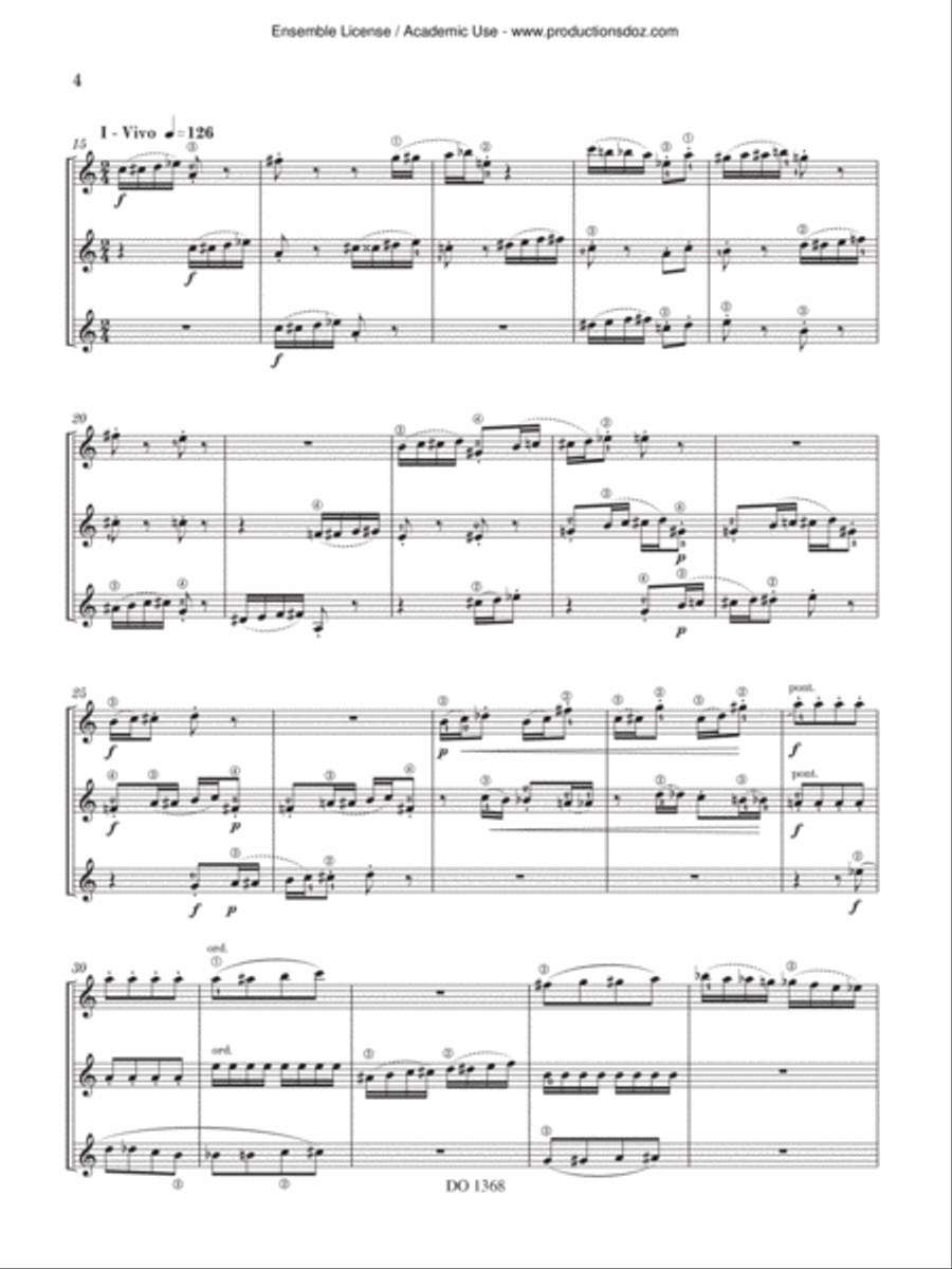 Variations on a theme of Nikita Koshkin, Op. 120 Guitar Ensemble scores gallery preview page 4