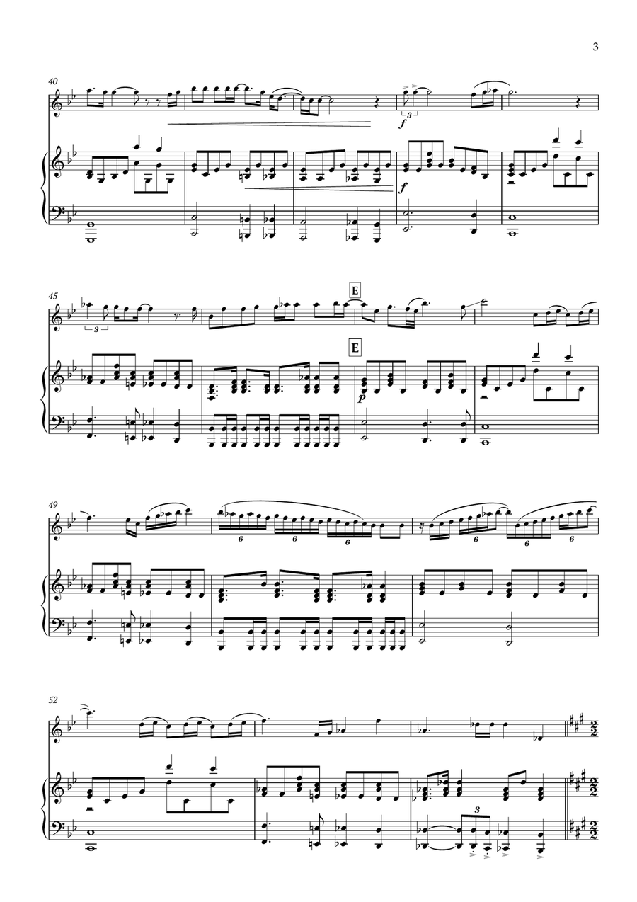 Bohemian Rhapsody Flute Solo scores gallery preview page 4
