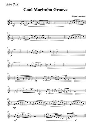 Cool Marimba Groove Sax Part