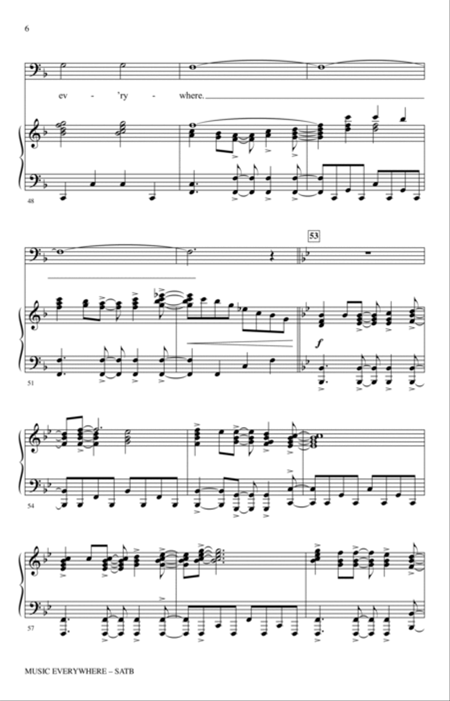 Music Everywhere 4-Part scores gallery preview page 5