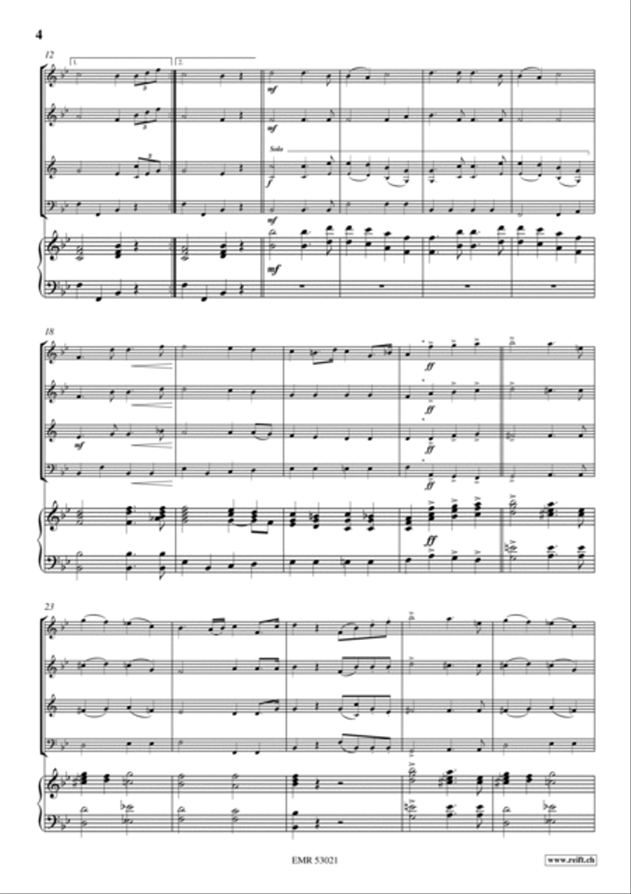 Wedding Music Volume 2 Wedding Music Volume 2 Woodwind Quartet scores gallery preview page 3