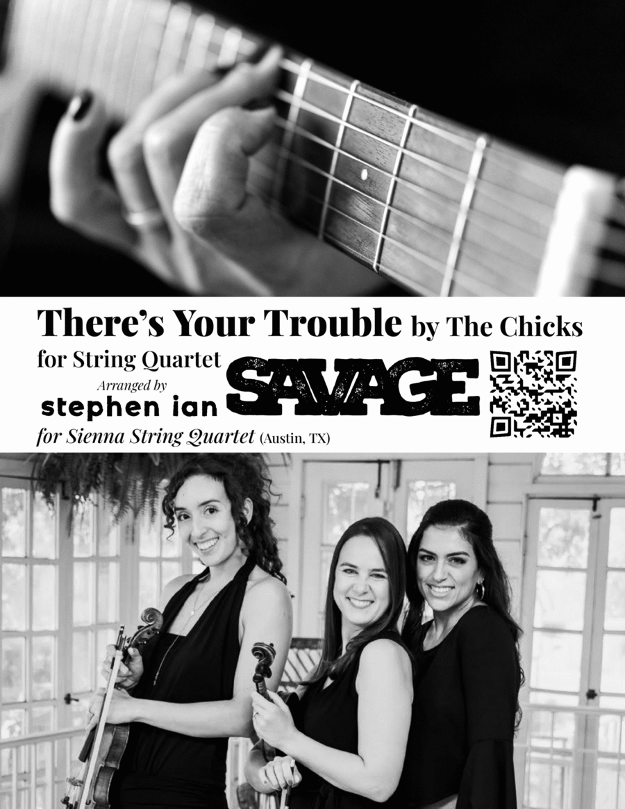 There's Your Trouble String Quartet scores gallery preview page 1