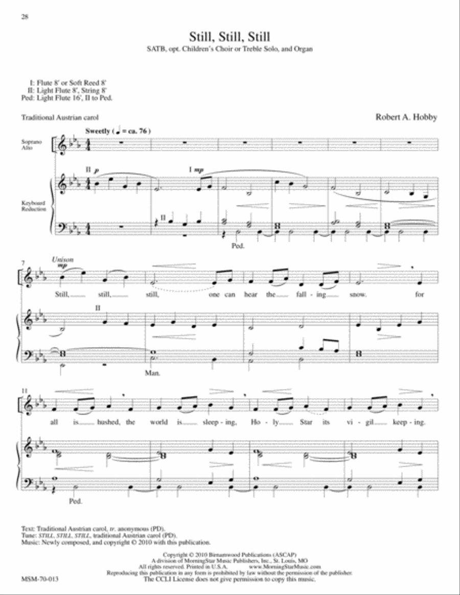 Holy Light: A Candlelight Service of Carols 4-Part scores gallery preview page 12