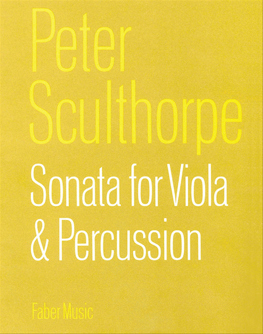 Sonata for Viola and Percussion Small Ensemble scores gallery preview page 1