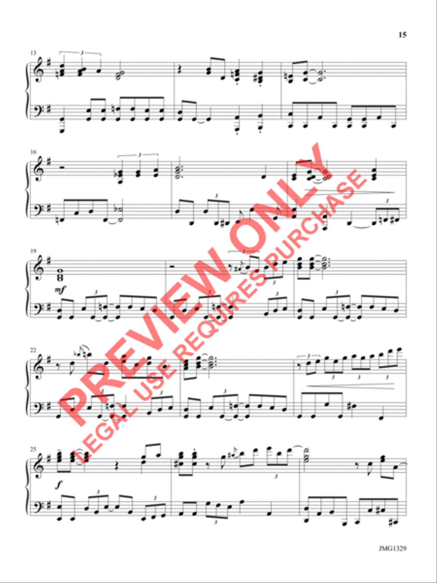 Portraits of the Passion Portraits of the Passion Piano Solo scores gallery preview page 14