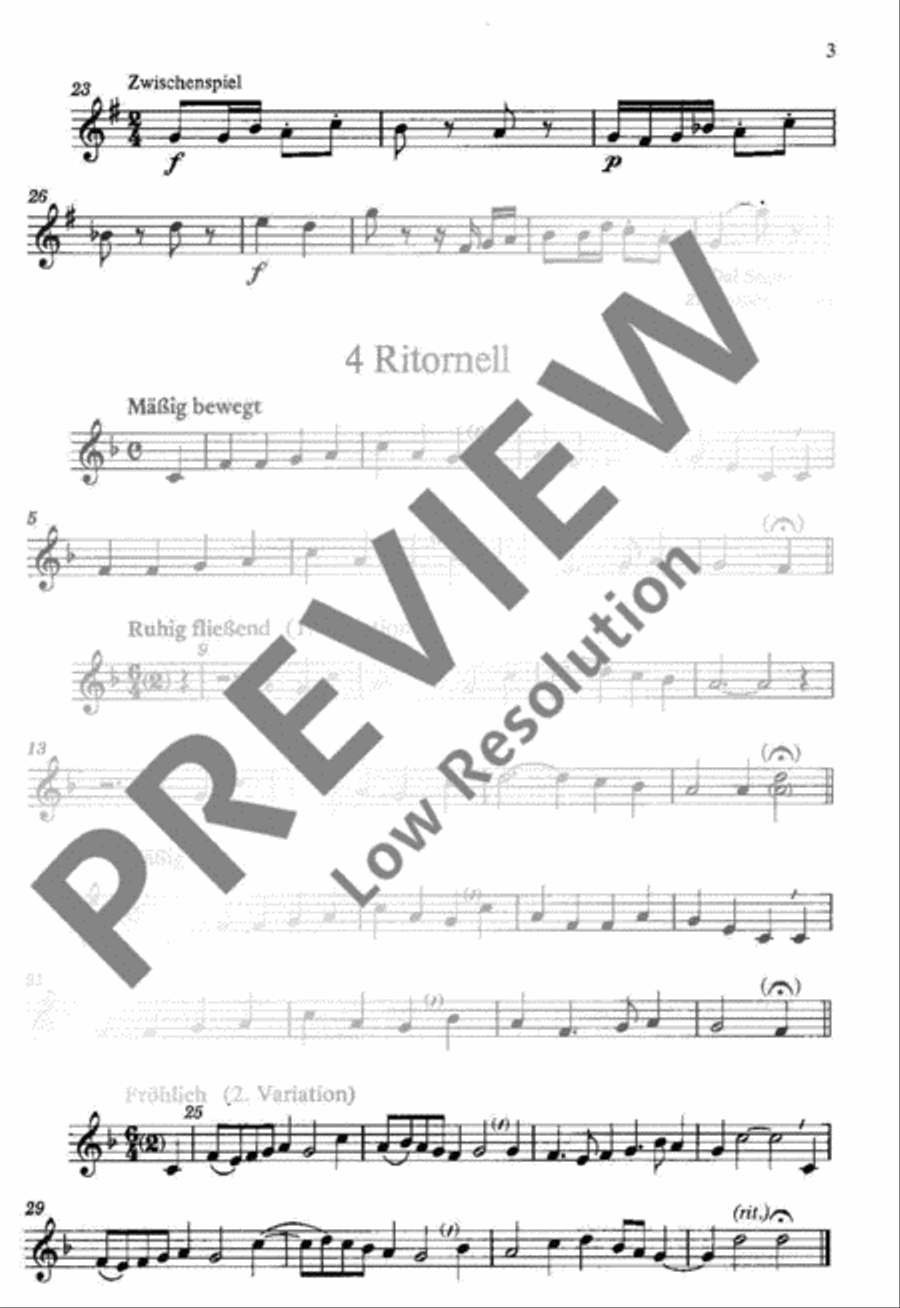 Mit freudigem Schall Choir scores gallery preview page 4