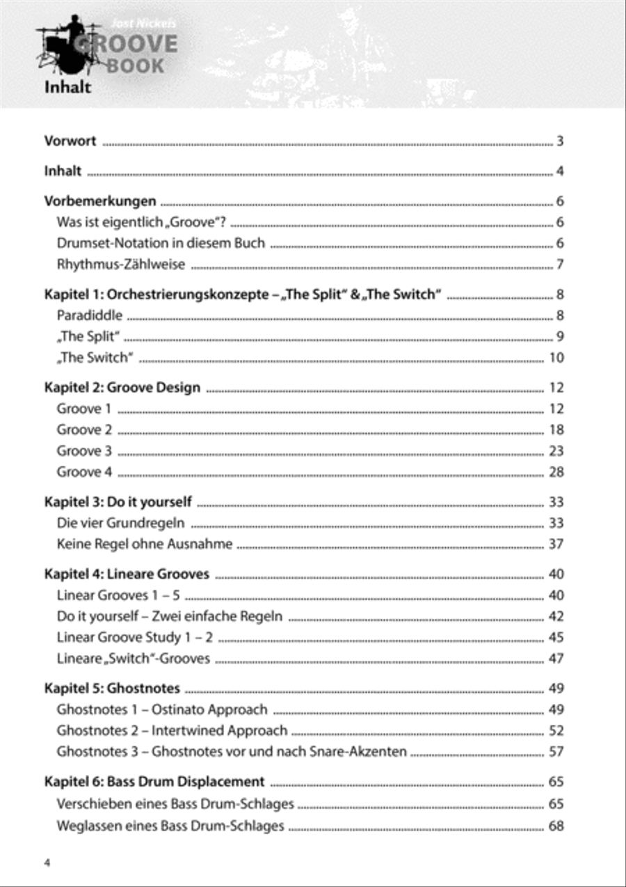 Jost Nickel's Groove Book Drum Set scores gallery preview page 3