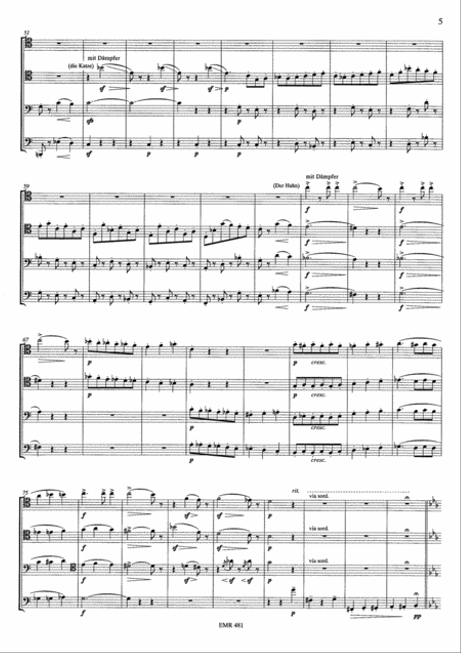 Die Bremer Stadtmusikanten Trombone Quartet scores gallery preview page 5
