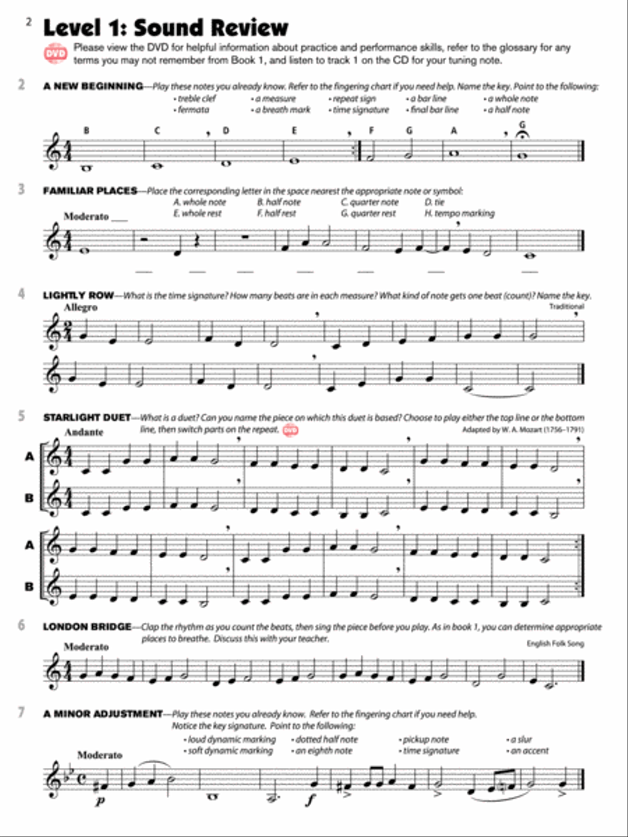 Sound Innovations for Concert Band Concert Band Methods scores gallery preview page 2