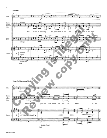 Psalm 89 (Choral Score)