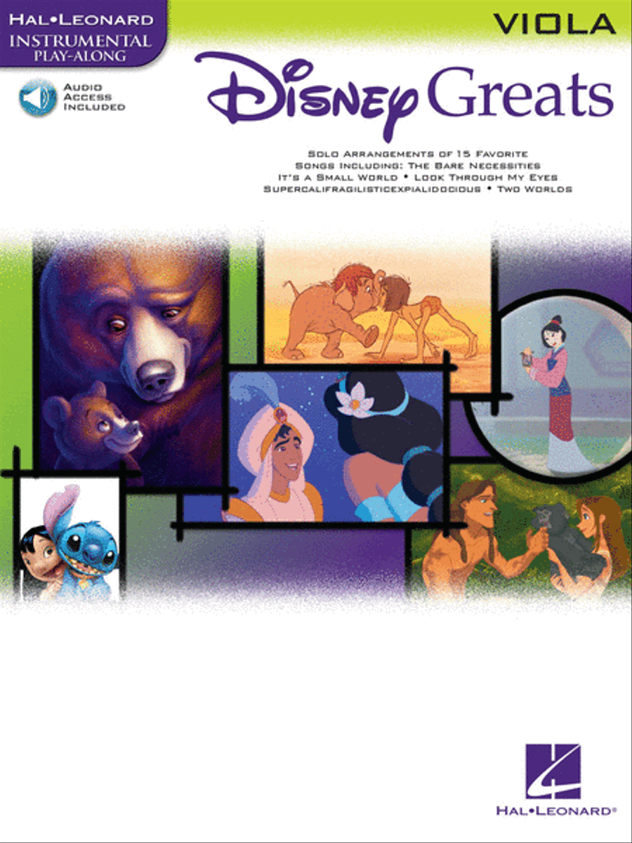 Disney Greats Viola Solo scores gallery preview page 1