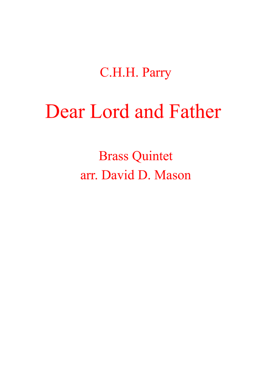 Book cover for Dear Lord and Father of Mankind