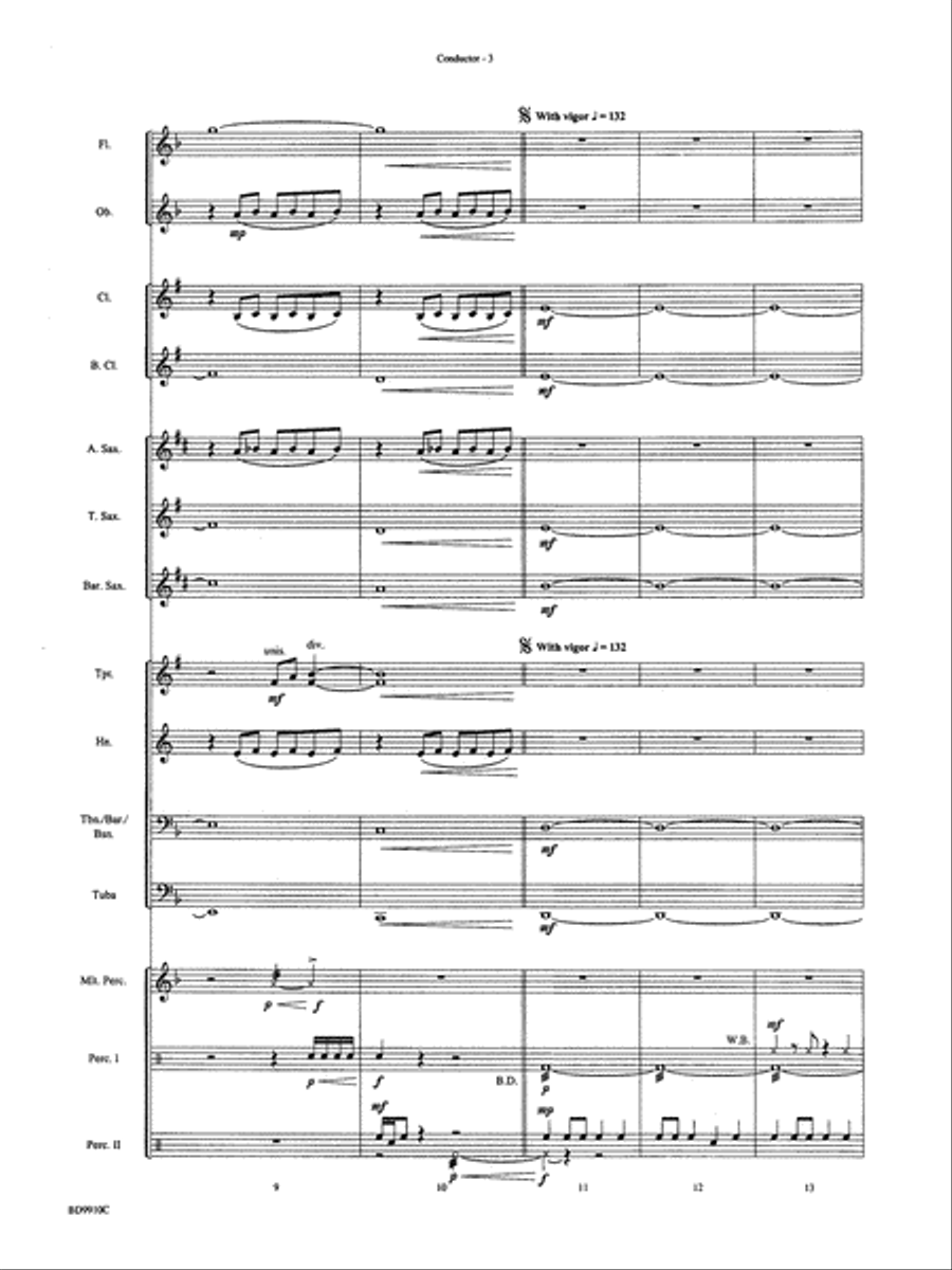 Voodoo Dance: Score Voodoo Dance: Score Concert Band scores gallery preview page 5
