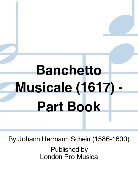 Banchetto Musicale (1617) - Part Book