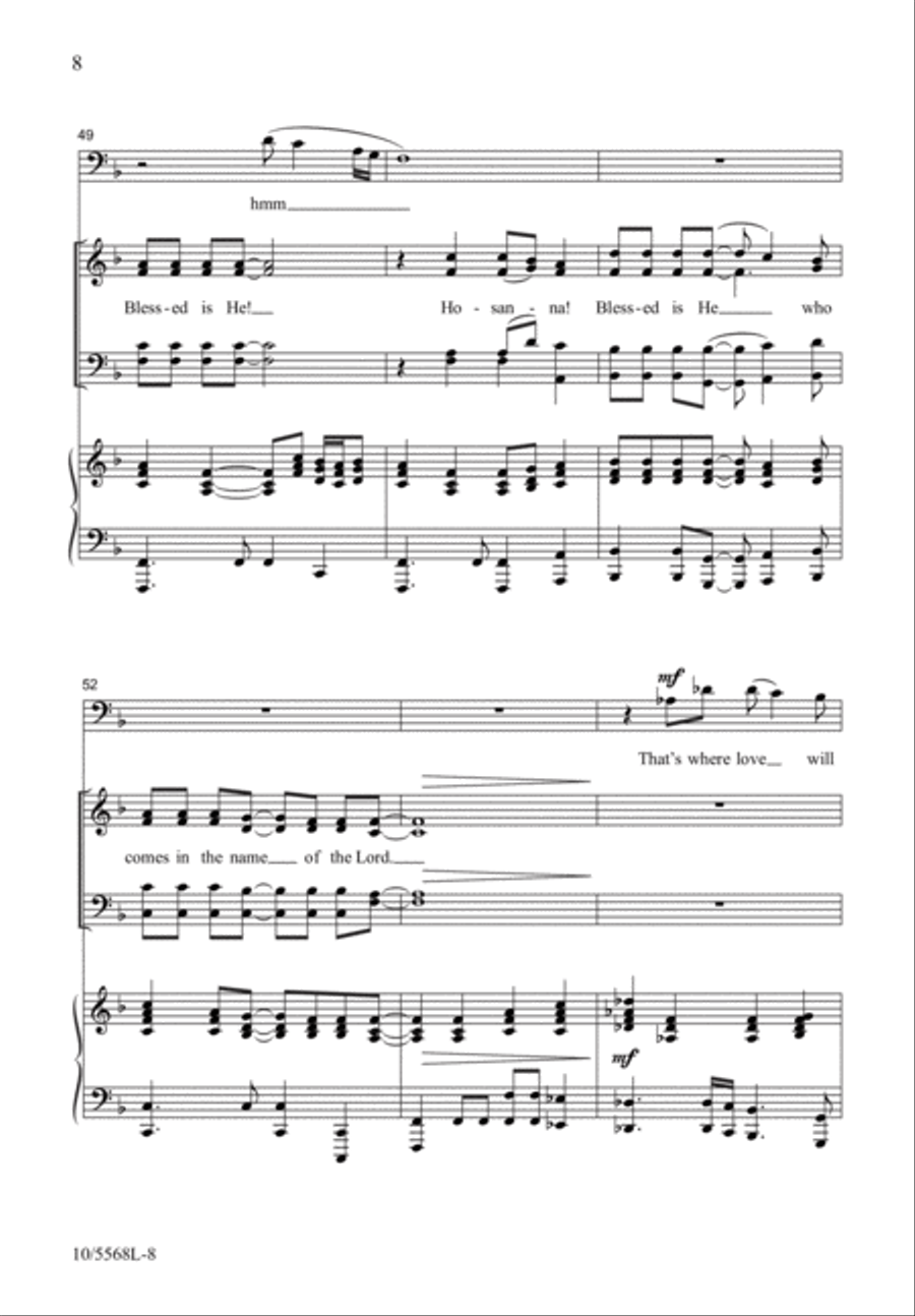 That's Where Love Will Find Me 4-Part scores gallery preview page 8