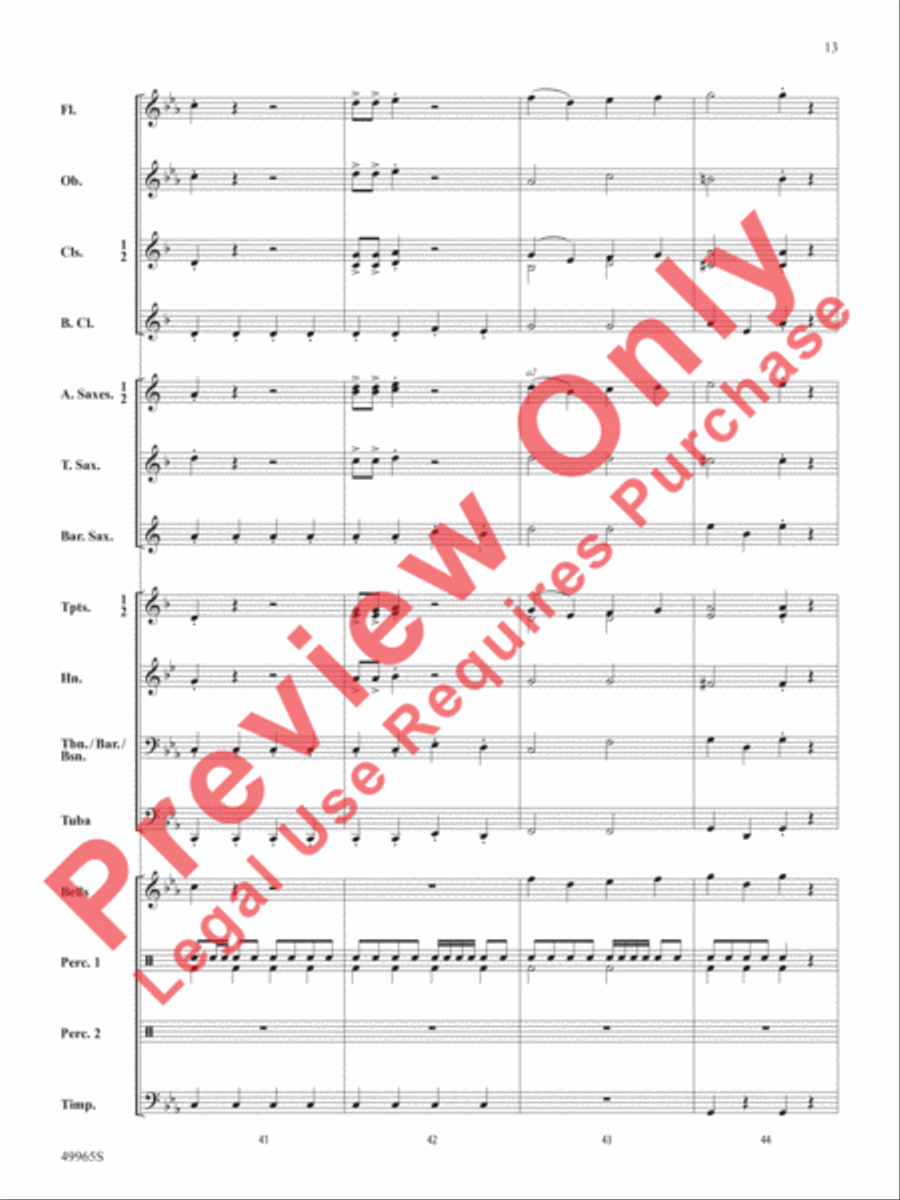 At Max Power! Concert Band scores gallery preview page 14