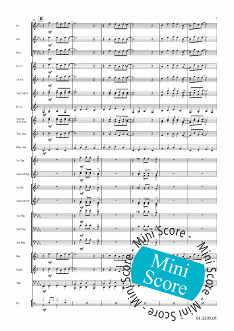 Hangin' On! Concert Band scores gallery preview page 11