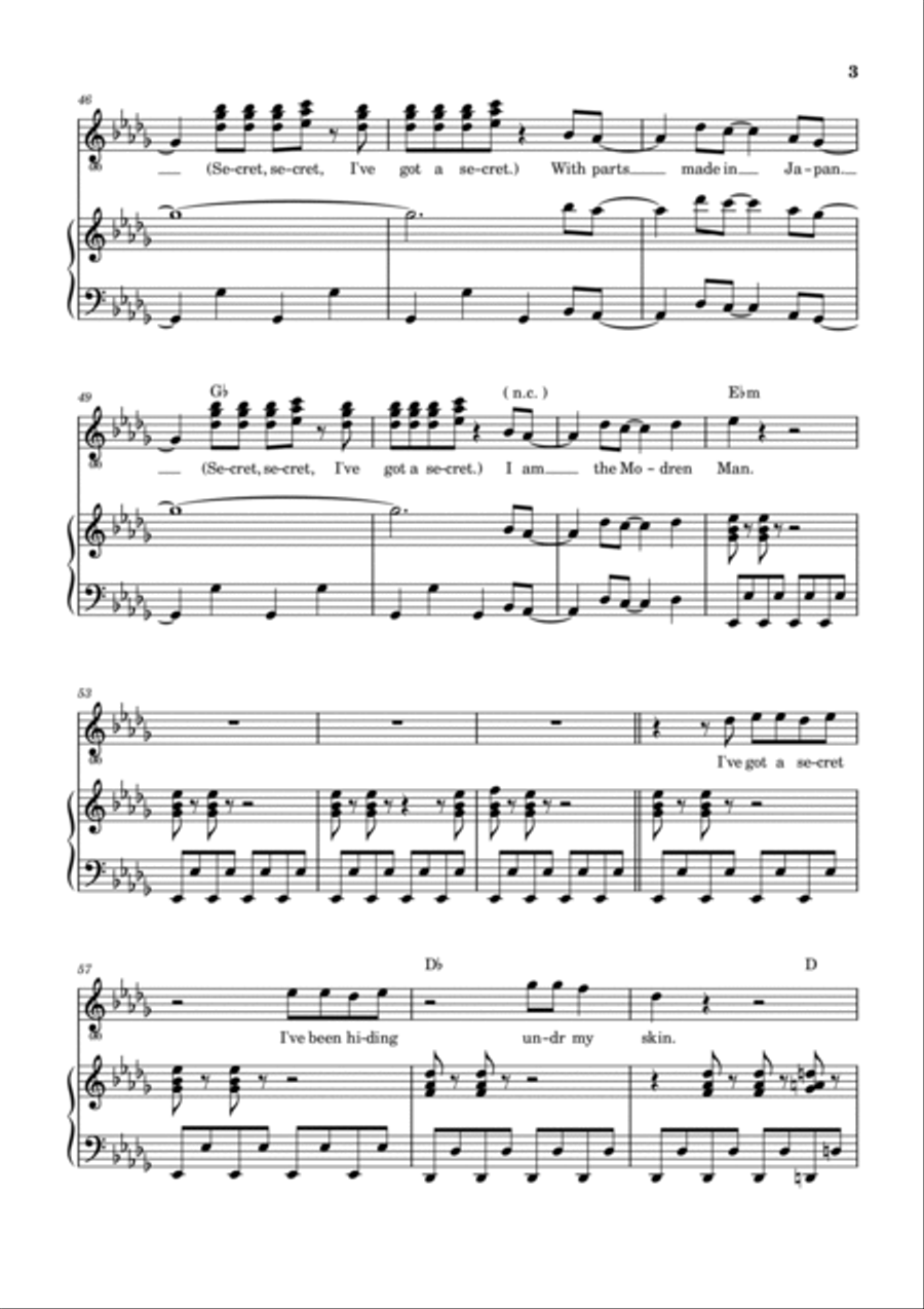 Mr. Roboto Small Ensemble scores gallery preview page 4