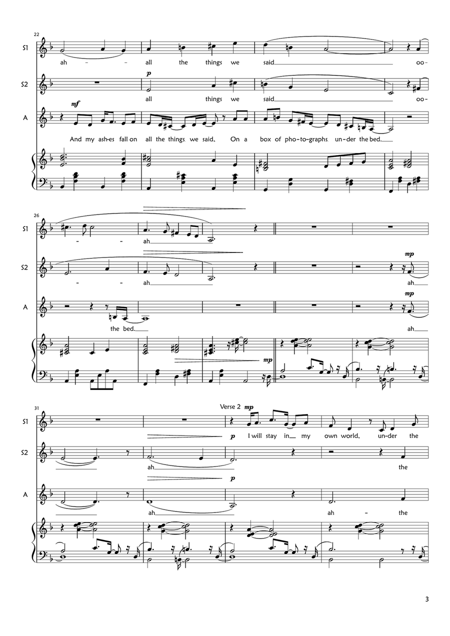 My Ashes My Ashes SSA scores gallery preview page 3