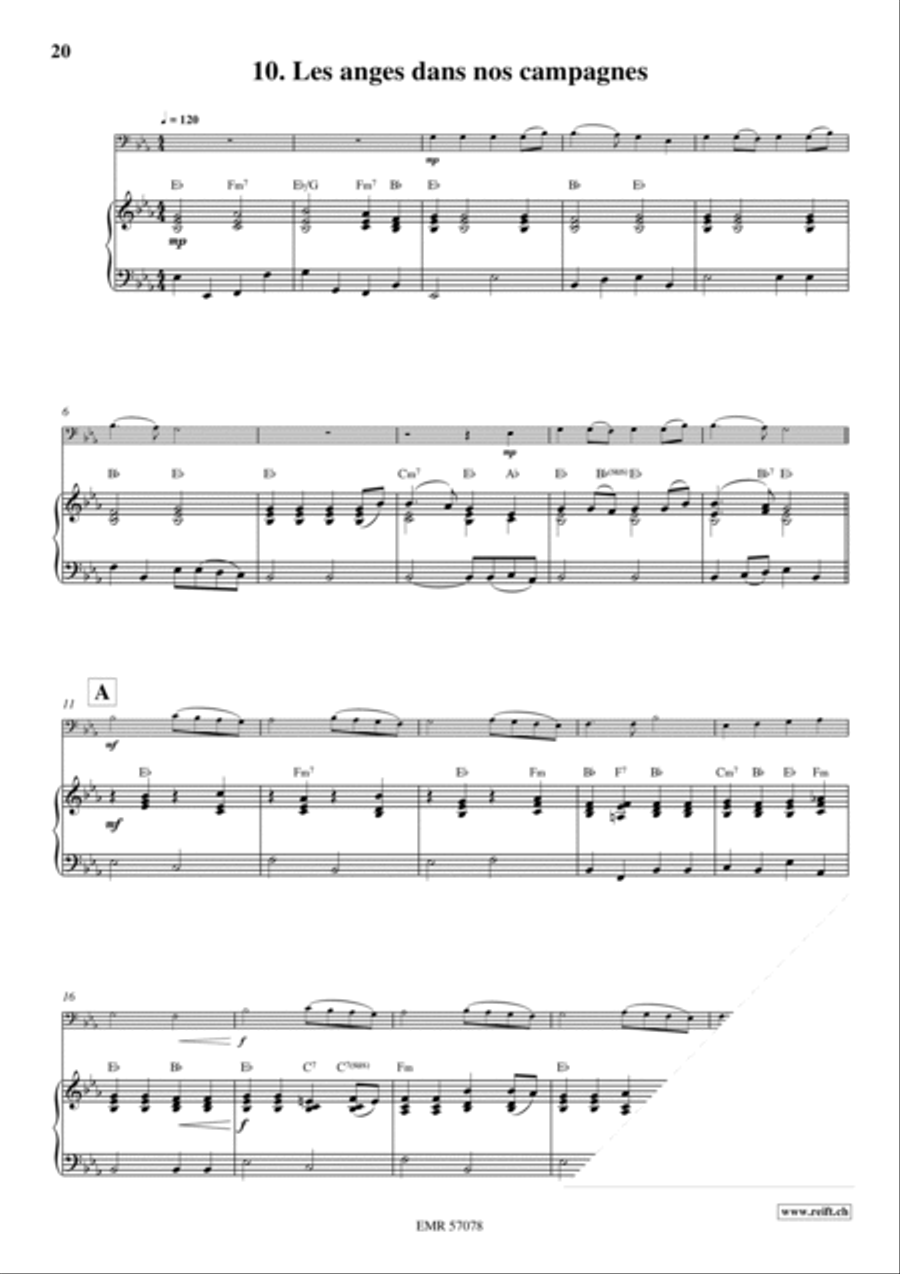 18 Christmas Songs Organ scores gallery preview page 13