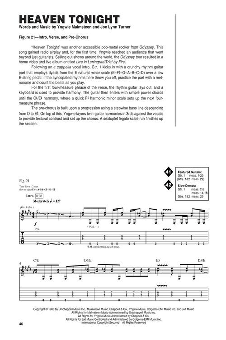 The Best of Yngwie Malmsteen Electric Guitar scores gallery preview page 4